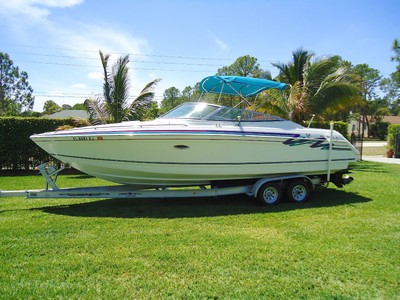 1997 FORMULA 280SS Cabin Cruiser Twin Mercruiser V8 w/ Trailer LOW RESERVE