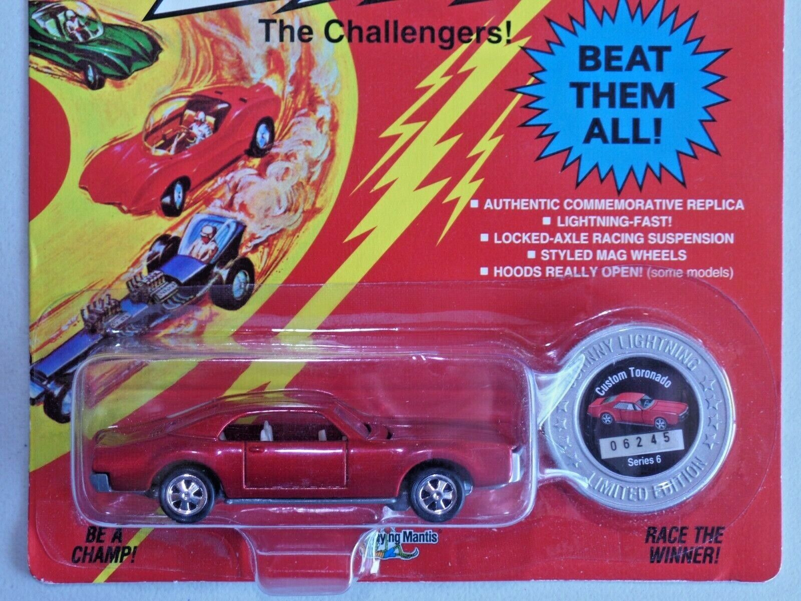 Johnny Lightning Limited Edition The Challengers Custom Toronado Red NEW S6