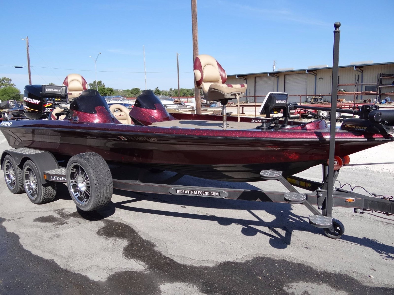 2014 Legend Bass Boat Alpha 211R D/C loaded with only 58 hours