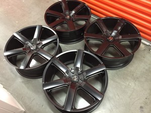 Nissan titan 24 inch rims black on black #6