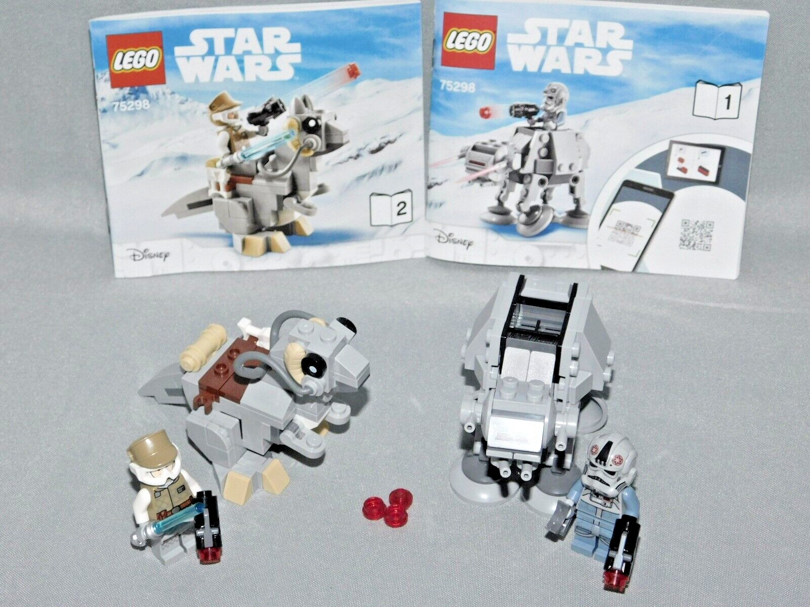 LEGO Star Wars 75298 AT-AT vs. Tauntaun Microfigher w Minifigures & Instructions