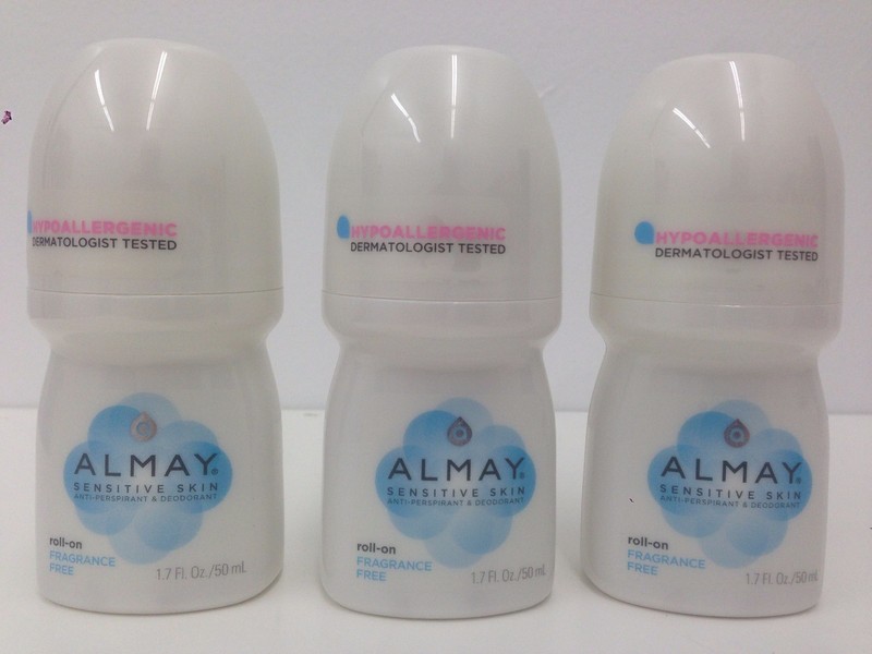 ALMAY SENSITIVE SKIN ANTIPERSPIRANT & DEO ROLL ON FRAGRANCE FREE 1.7