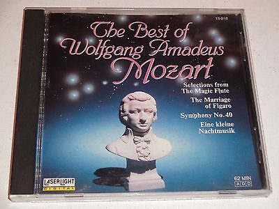 CD The Best of Wolfgang Amadeus Mozart (1990 Laserlight)