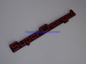 Nissan supercharged emblem