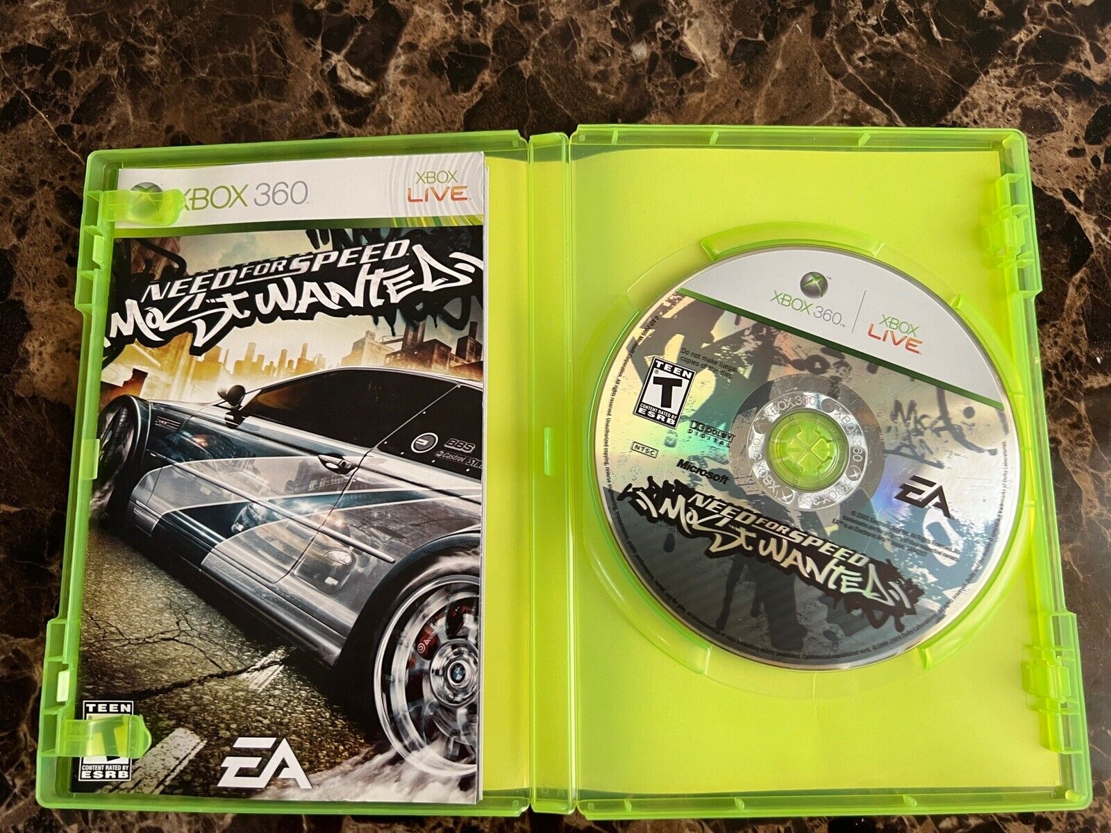 Need for Speed Most Wanted (Microsoft Xbox 360, 2005) Complete CIB