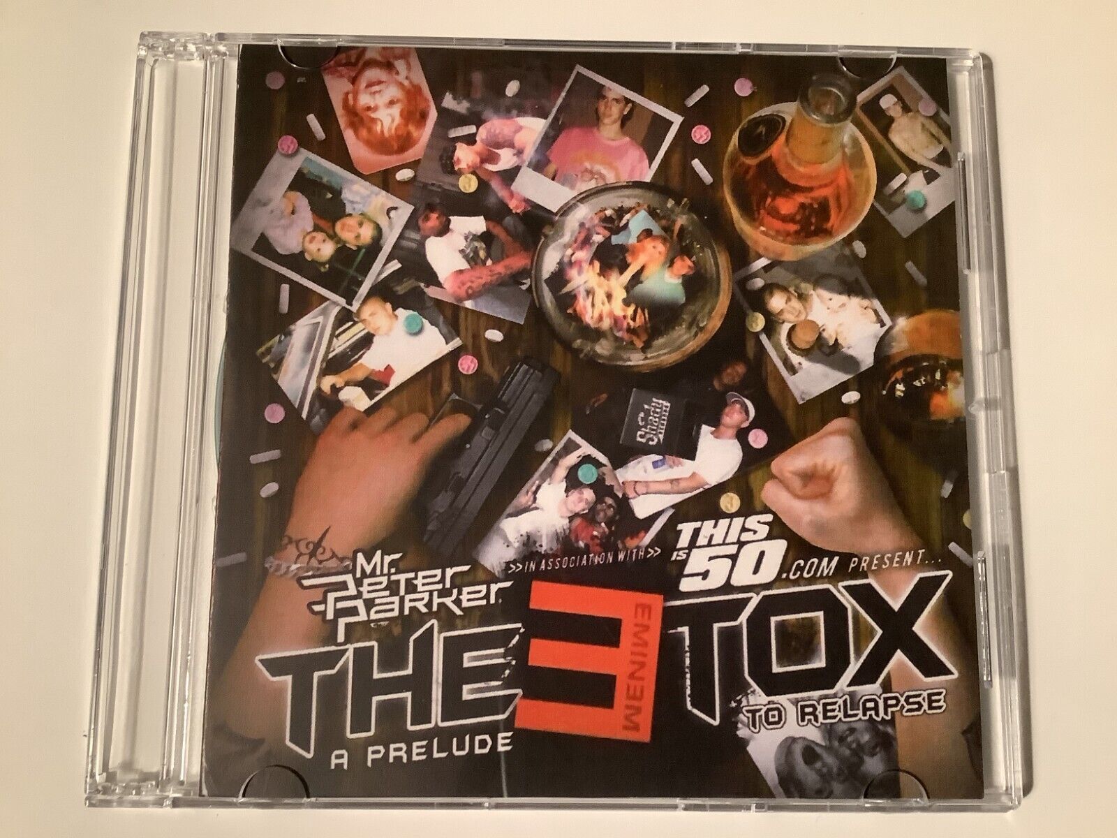 Eminem - E-Tox (A Prelude To Relapse) CD Rare Promo 2009 Mixtape dj peter parker
