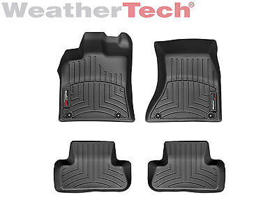 WeatherTech Floor Mats FloorLiner for Audi Q5/SQ5 - 1st & 2nd Row - Black
