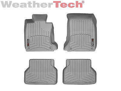 WeatherTech Floor Mats FloorLiner for BMW 5-Series/M5 - 1st & 2nd Row - Grey