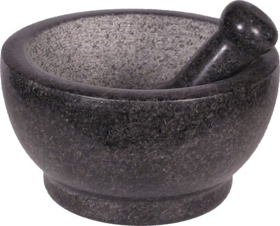 Casa Maria 8.5 Inch Polished Stone Mortar ...