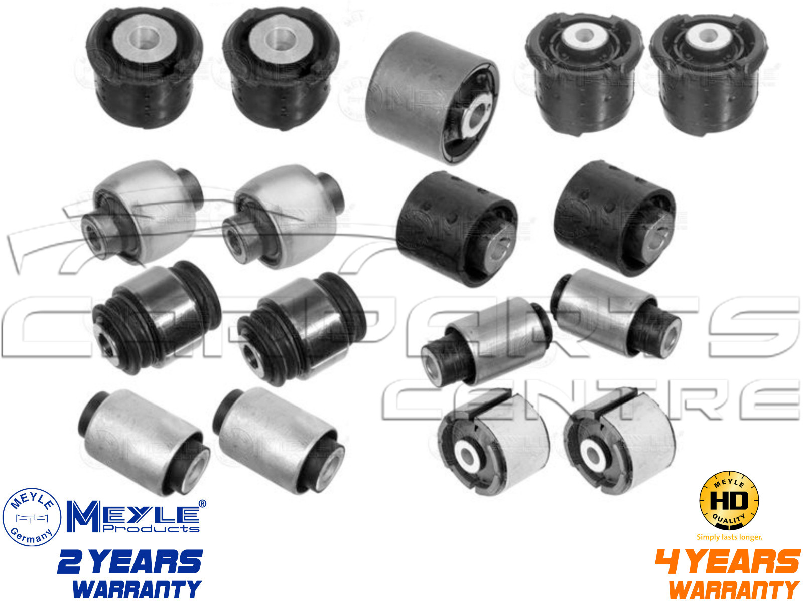 FOR BMW 3 E46 REAR AXLE TRAILING SUBFRAME DIFF ARM BUSHES BUSHING