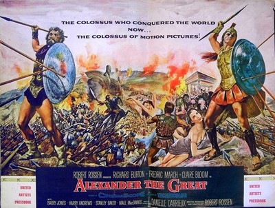 ALEXANDER THE GREAT 1956 Richard Burton, Fredric March Claire Bloom US PRESSBOOK
