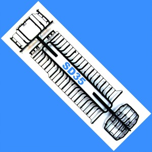 Ho scale handrail stanchions