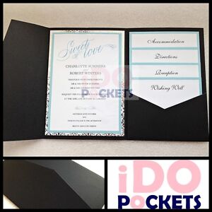 How to make wedding invitations pocket