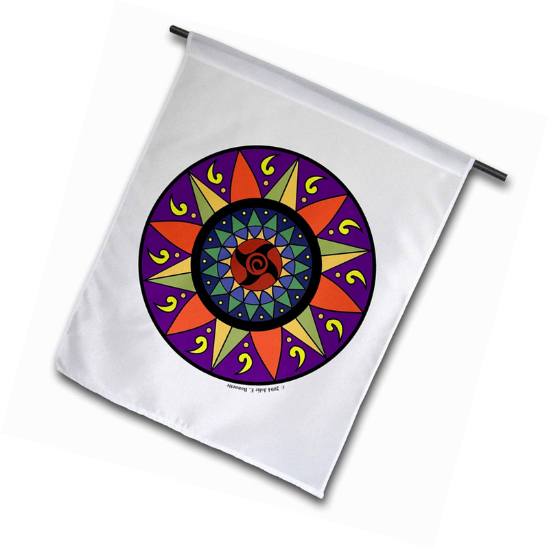 UPC 499023187018 product image for 3drose Fl_23187_1 Hex Sign 2 Pennsylvania Dutch Luck Protection Symbol Garden Fl | upcitemdb.com