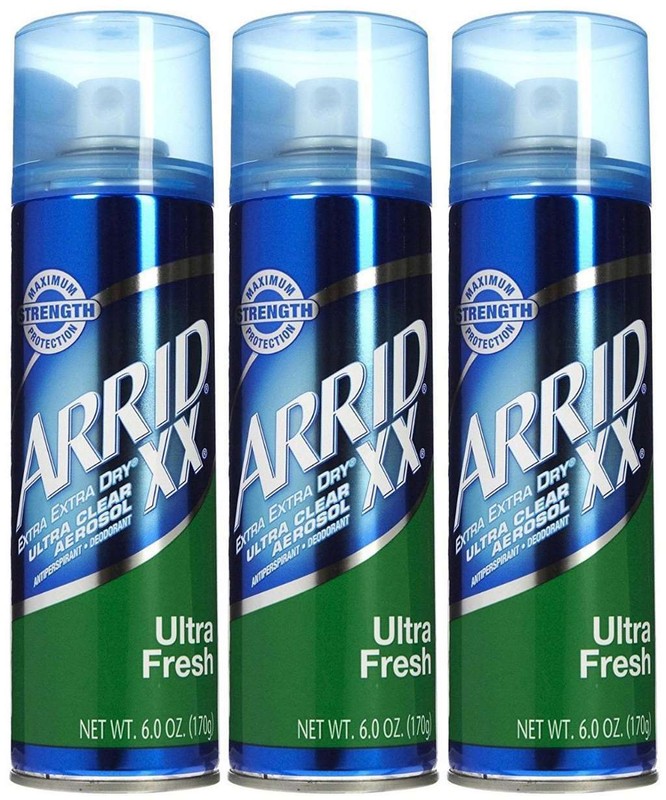 Arrid XX Ultra Clear Aerosol Spray Antiperspirant & Deodorant