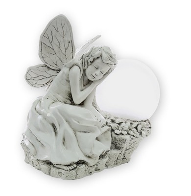 UPC 423380417068 product image for Openbox Echo Valley 4170 Sleeping Solar Fairy, Ivory | upcitemdb.com