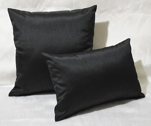 Solid Black Throw Pillows eBay