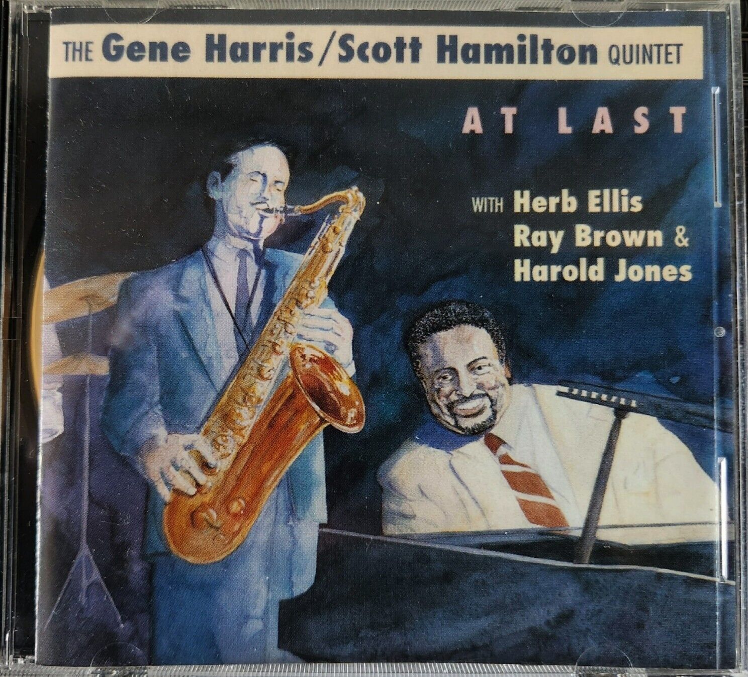 SACD/Hybrid: Gene Harris / Scott Hamilton Quintet - At Last -  