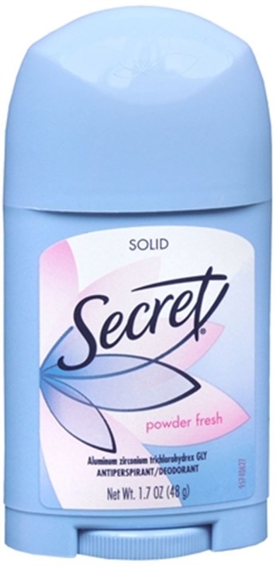 Secret Anti-Perspirant Deodorant Solid Powder Fresh 1.70 oz : 3 packs