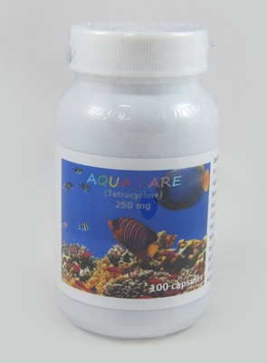 100 Caps Tetracycline 250mg Aquarium Fish Antibiotic ...