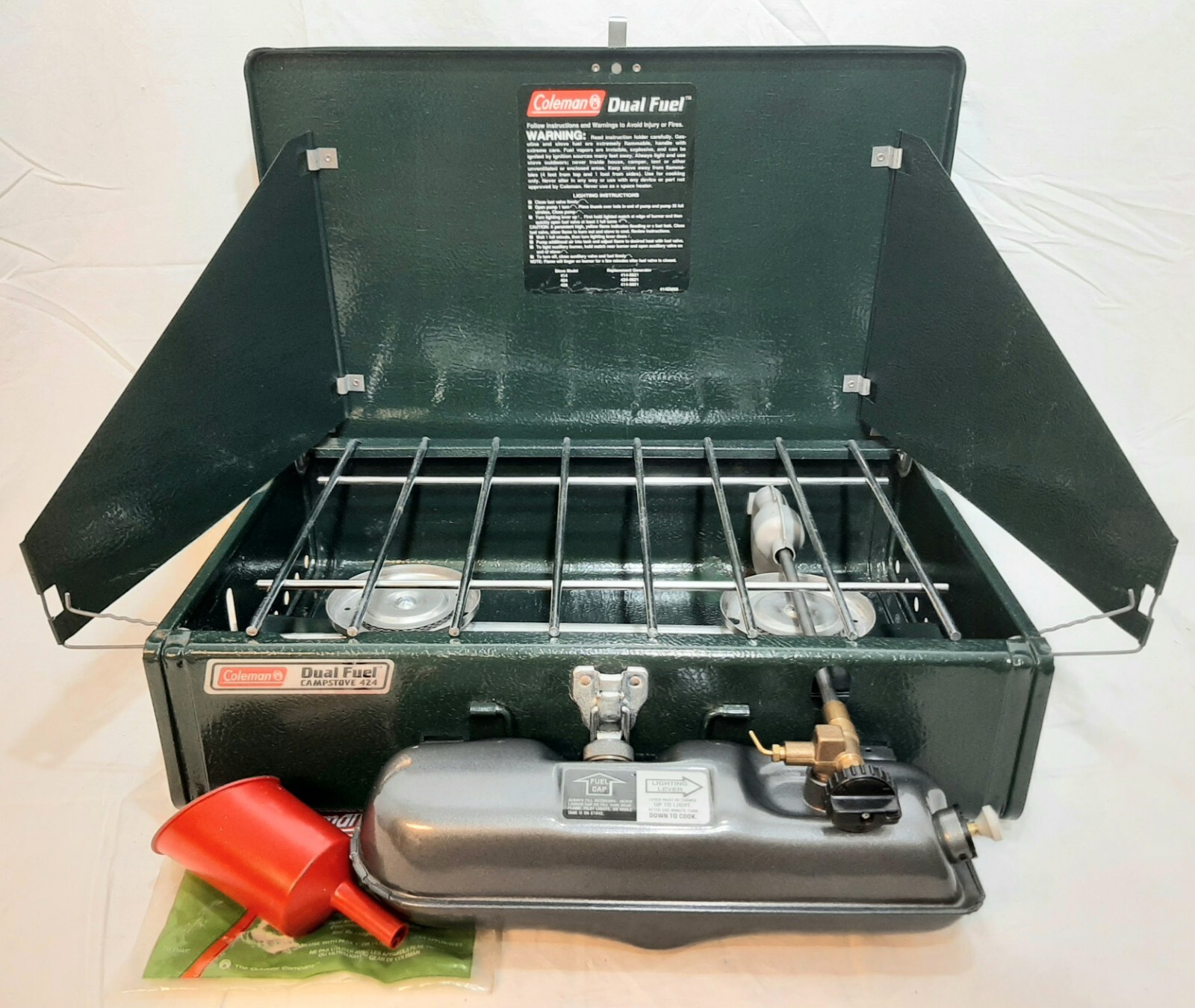 Vintage New in Box Coleman 424 Dual Fuel 2-Burner Compact Camp
