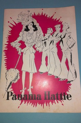 1940 Ethel Merman PANAMA HATTIE Cole Porter / Betty Hutton Souvenir Program