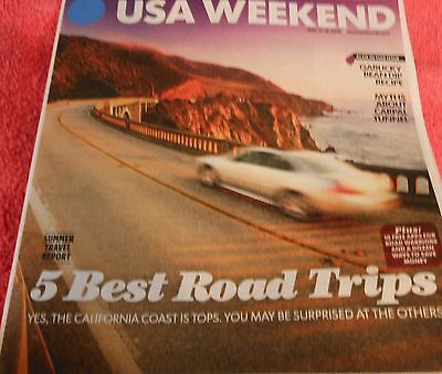 USA WEEKEND MAY 2013 BEST ROAD TRIPS MYTHS ABOUT CARPAL TUNNEL BEAN DIP