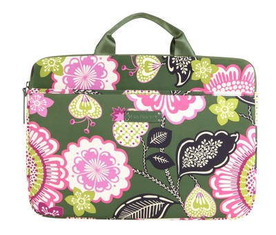 Vera Bradley Neoprene Laptop Case in Olivia Pink