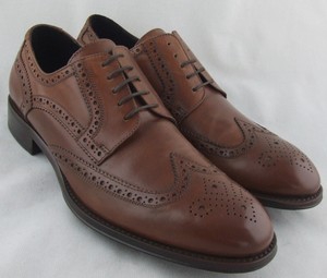 ... -MSi60-Mens-Shoes-Made-in-Italy-Size-9-M-Tan-Wingtip-Johnston-Murphy