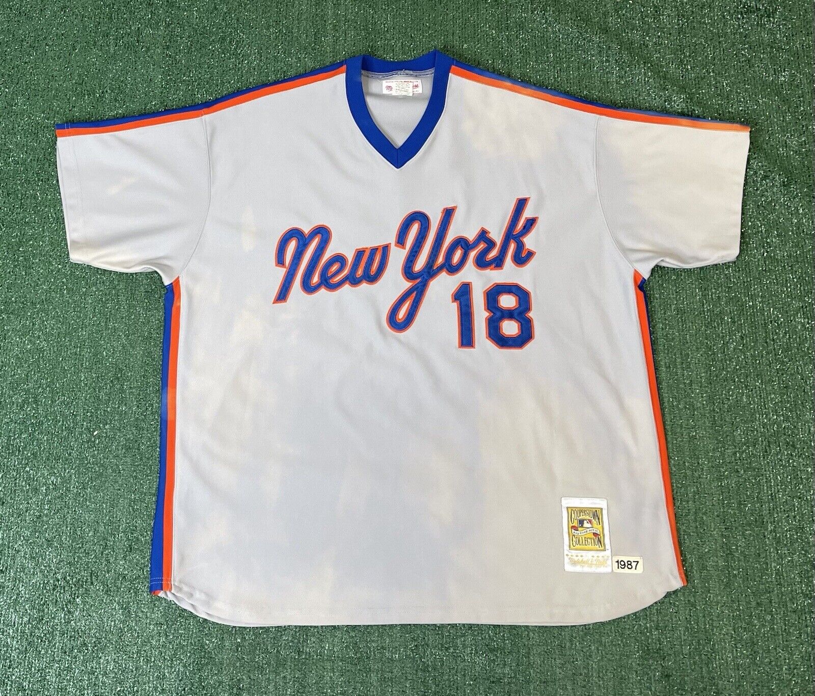 Vintage New York Mets Darryl Strawberry Jersey Size 3XL Mitchell & Ness 1987