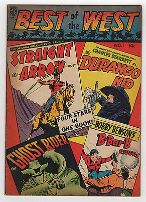 BEST OF THE WEST #1 A-1 #42 2.5 POWELL ART GHOST RIDER APP 1951 OFF-WHITE