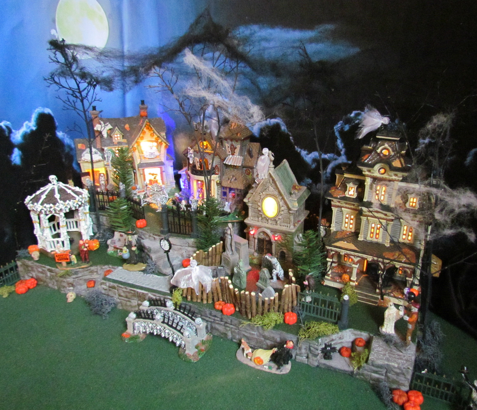 Multi Level HALLOWEEN Village DISPLAY platform base, 28" or 42x12" Dept
