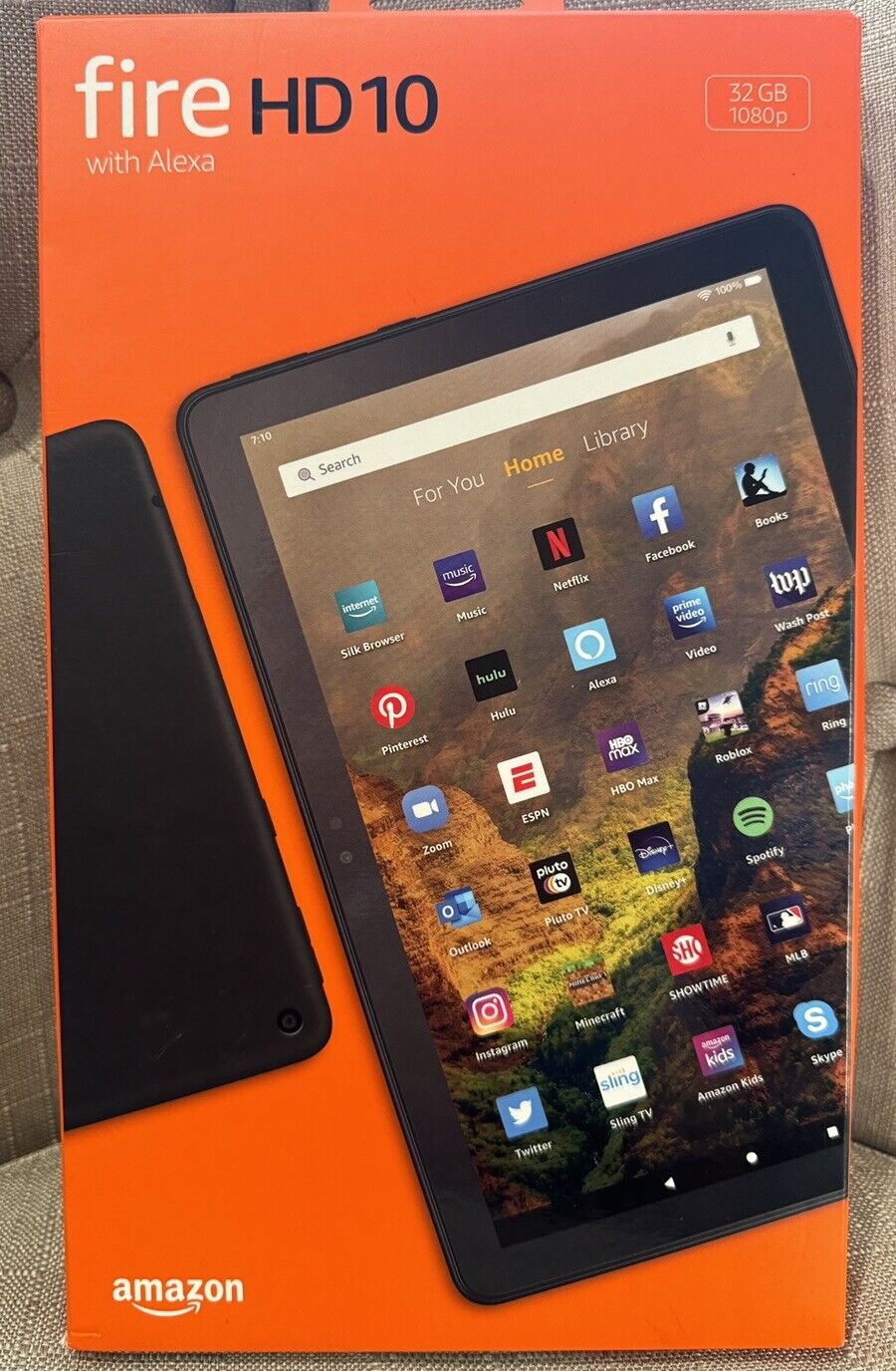 Amazon Fire HD 10 tablet 10.1" 11th generation New Sealed Bundle With Case