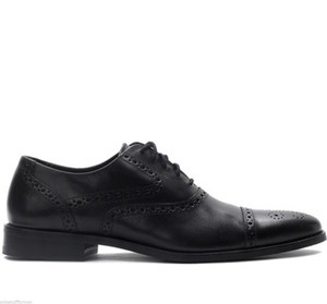 Johnston-Murphy-Albright-Size-10-5-M-Black-Leather-Oxfords-Mens-Shoes ...