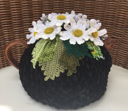 NEW  Handmade Tea Cozy Black And ...