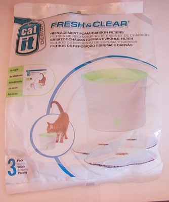 Catit Drinking Fountain 2 Foam Carbon Filters