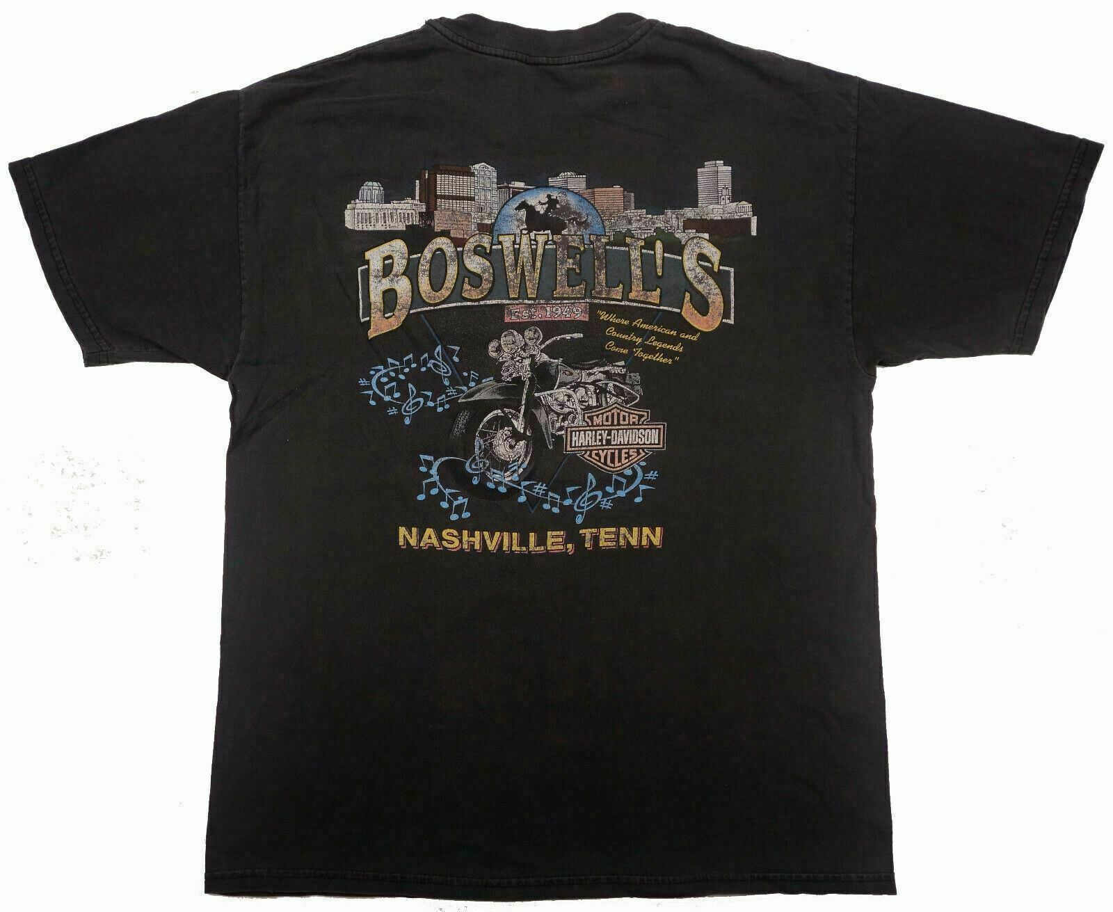 超特価激安 NASHVILLE Tennessee HARLEY DAVIDSON vintage t shirt ...