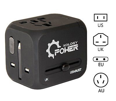PowerXology International Travel All-in-one Plug Adapter 