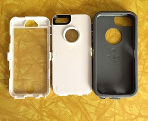 ... used gray and white Otter Box Defender Series for the iPhone 5 or 5S