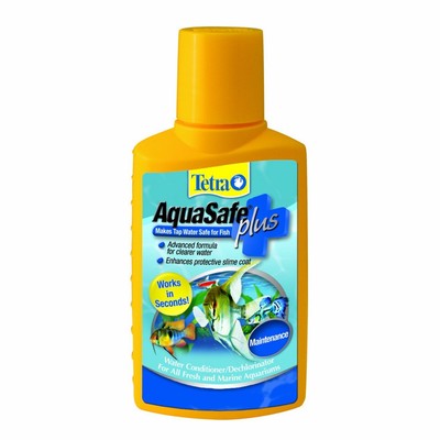 Tetra AquaSafe Plus Water Conditioner 16163, 33.8-Ounce, ...