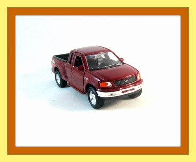 1999 FORD F-150 FLARESIDE SUPERCAB RED ,WELLY 1/32 DIECAST CAR COLLECTOR'S MODEL