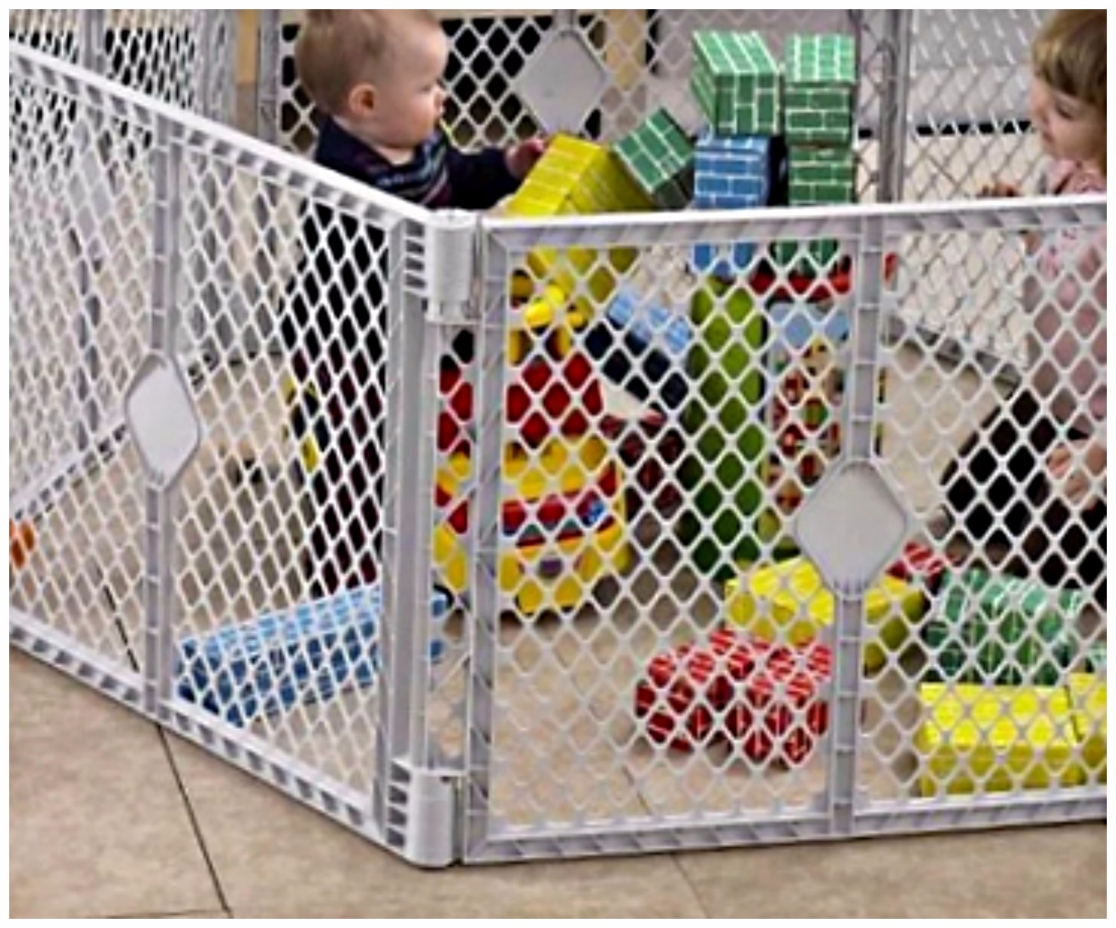 Fence Play Area Child Play Yard Pens Puppies Kids Toddler Fence Portable