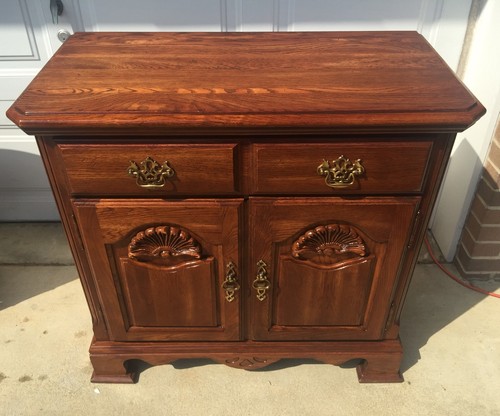 Kincaid Buffet Server Sideboard Cabinet Dark Wood ...