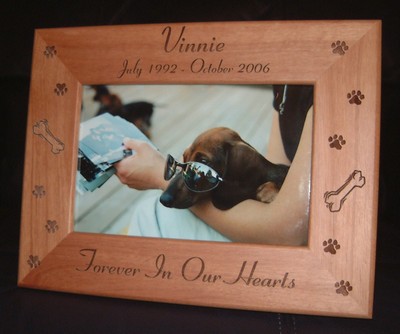 Personalized Engraved Pet Memorial Dog Cat 4x6 ...