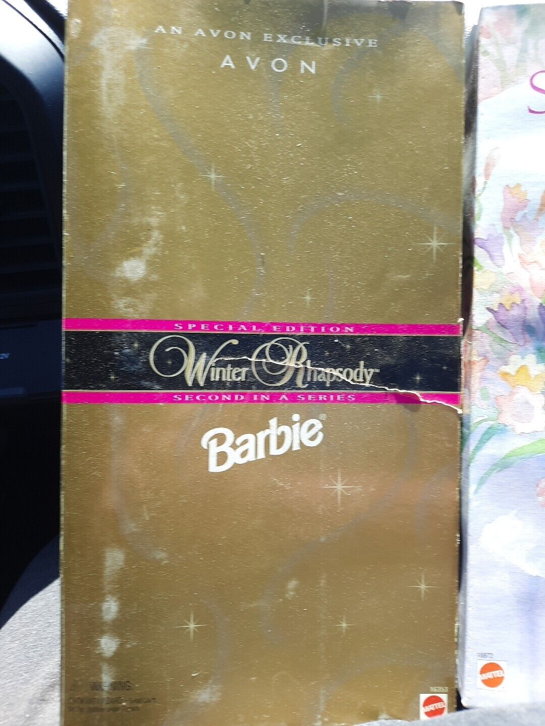 2 Barbies -Avon Special Edition  Spring Petals and Winter Rhapsody Damaged