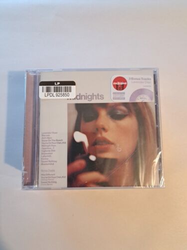 Taylor Swift - Midnights (Target Exclusive Lavender Disc, CD) *Cracked Case* New