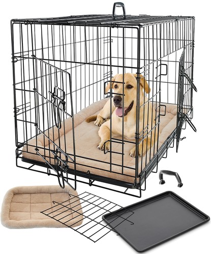 Pet Dog Cat Cage Crate Kennel and ...