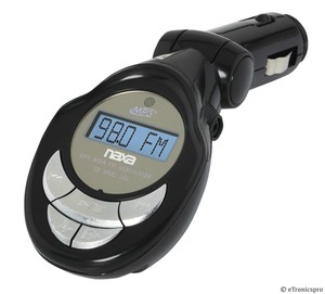 cigarette lighter plug mp3 into player fm transmitter sd usb card