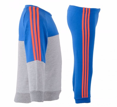 tuta adidas cotone felpato