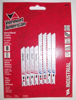 Vermont American 30086 Bi-Metal U-Shank Jig Saw ...